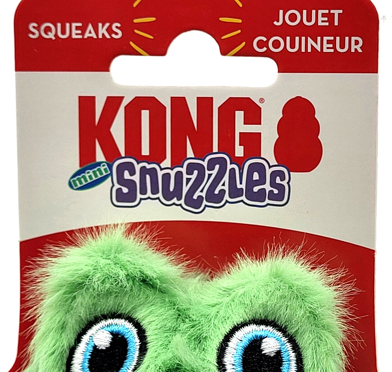 KONG Snuzzles Mini (3pk) Duck-Frog-Pig XS Squeaky Soft Plush Dog Toy 4"