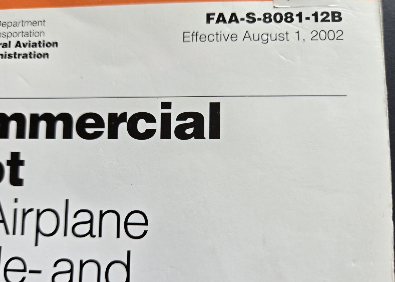 ASA Practical Test Standards Flight Instructor Commercial Pilot Multi-Engine FAA