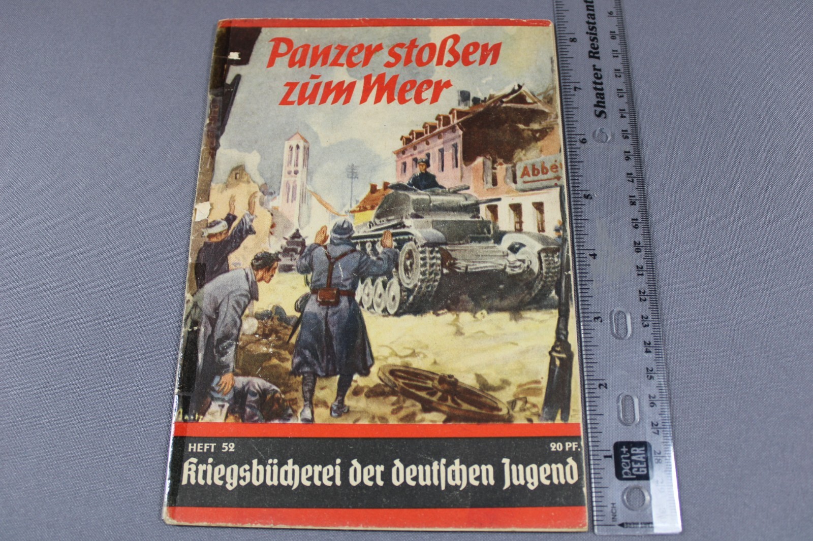 WWII German Youth War Magazine Kriegsbücherei der Deutschen Jugend Panzer