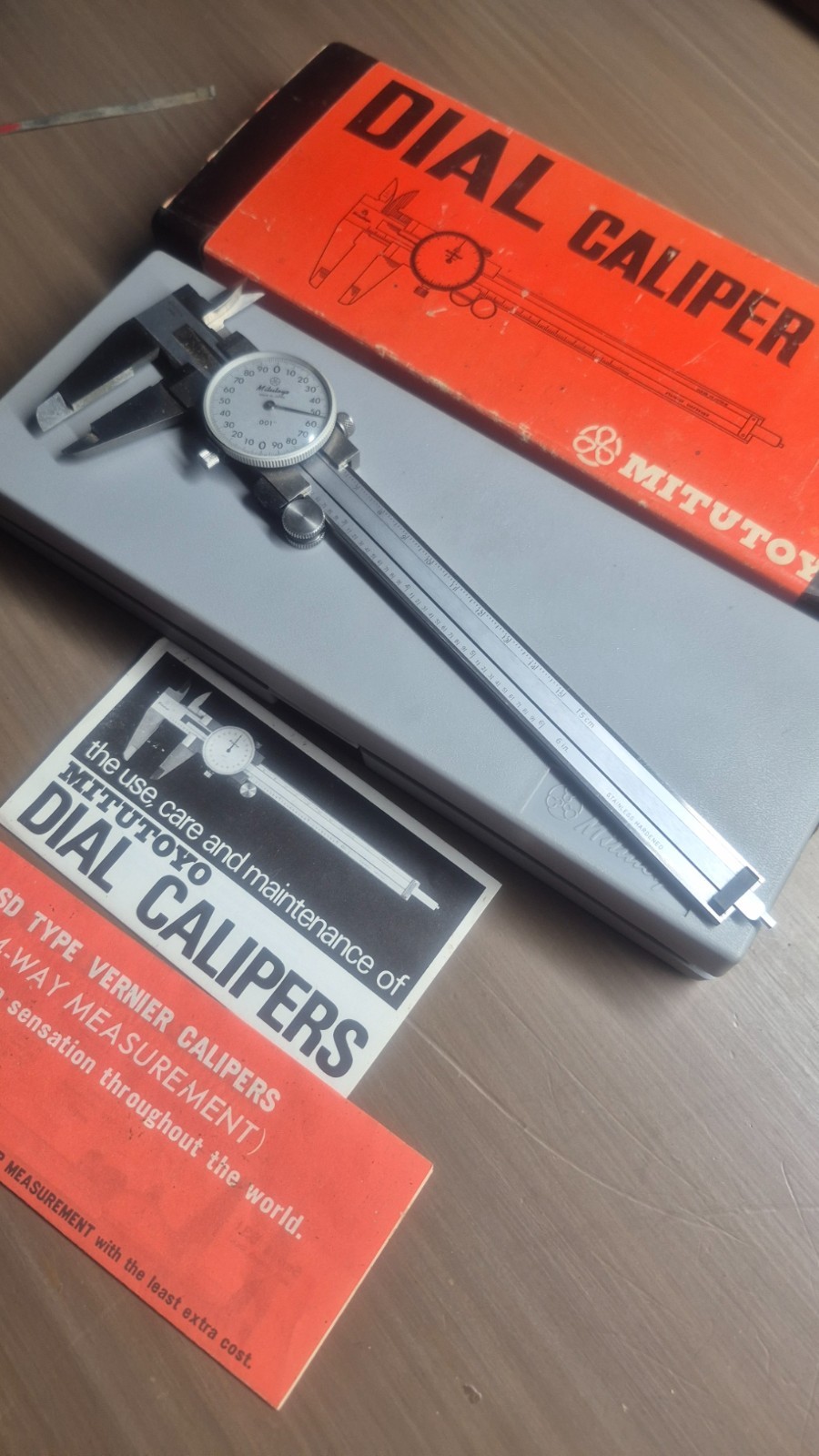 MITUTOYO SD Type Vernier Calipers "QUARDI" 4-WAY MEASUREMENT made in Japan New