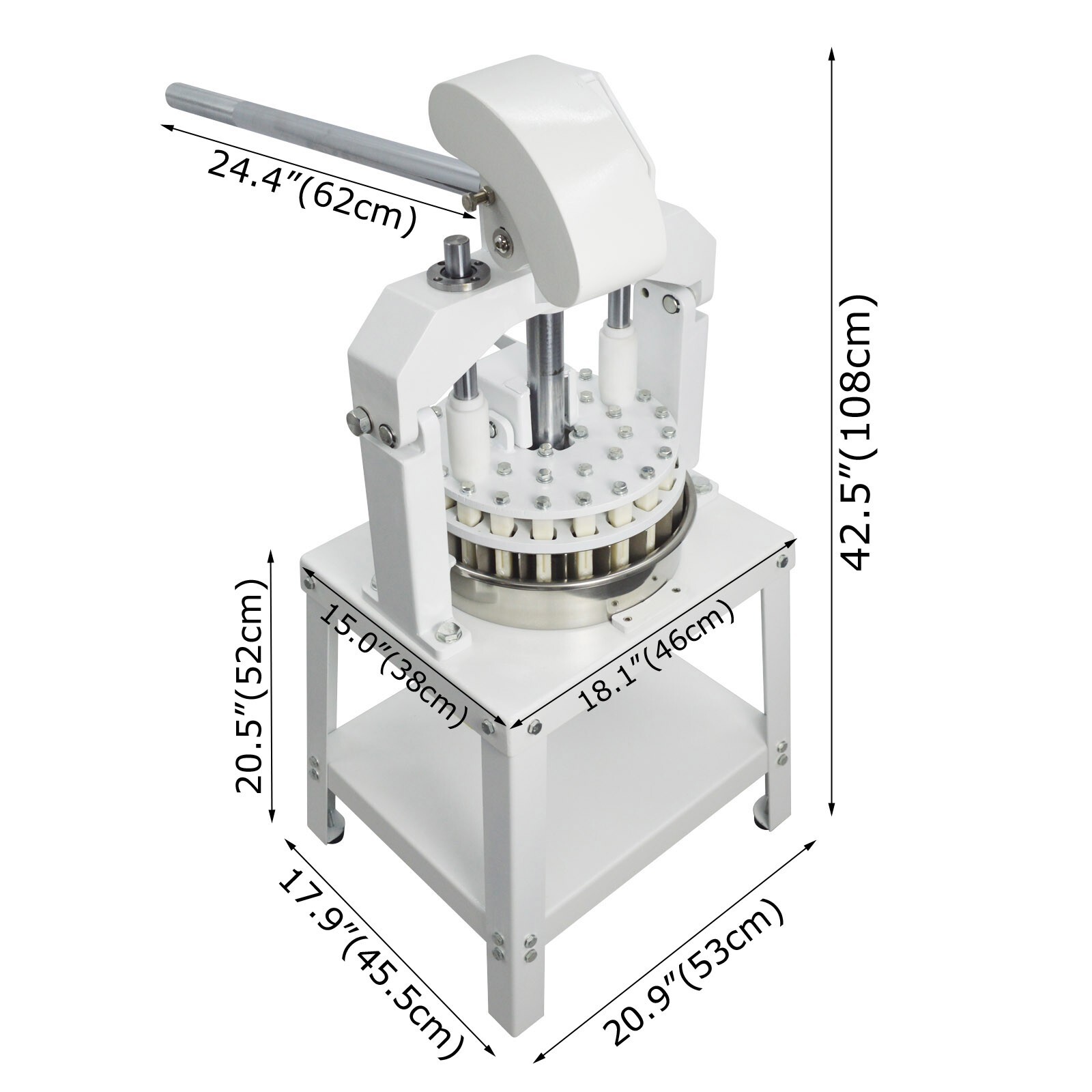 30-160g Commercial Manual Dough Divider 36PCS Bakery Dough Dispenser