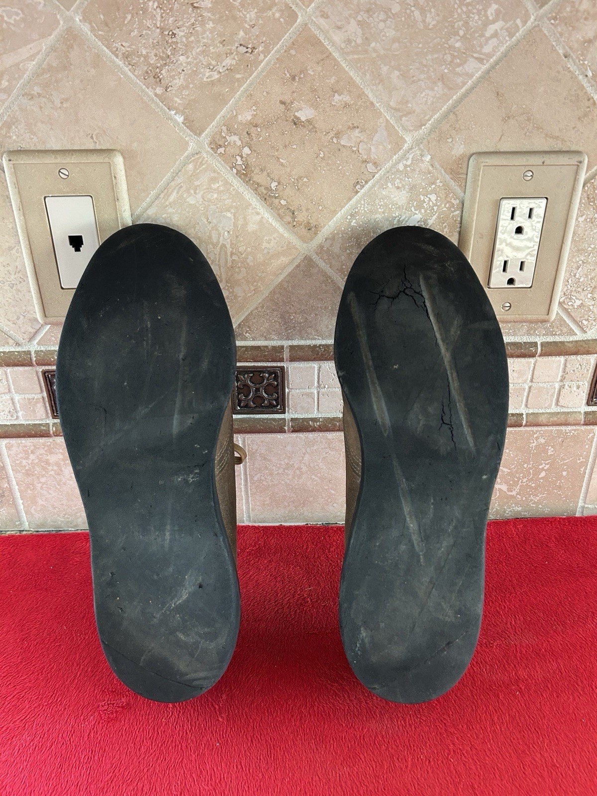 Reproduction WW1 US Army AEF Trench Pershing Boots Shoes WWI Vintage Mannequin