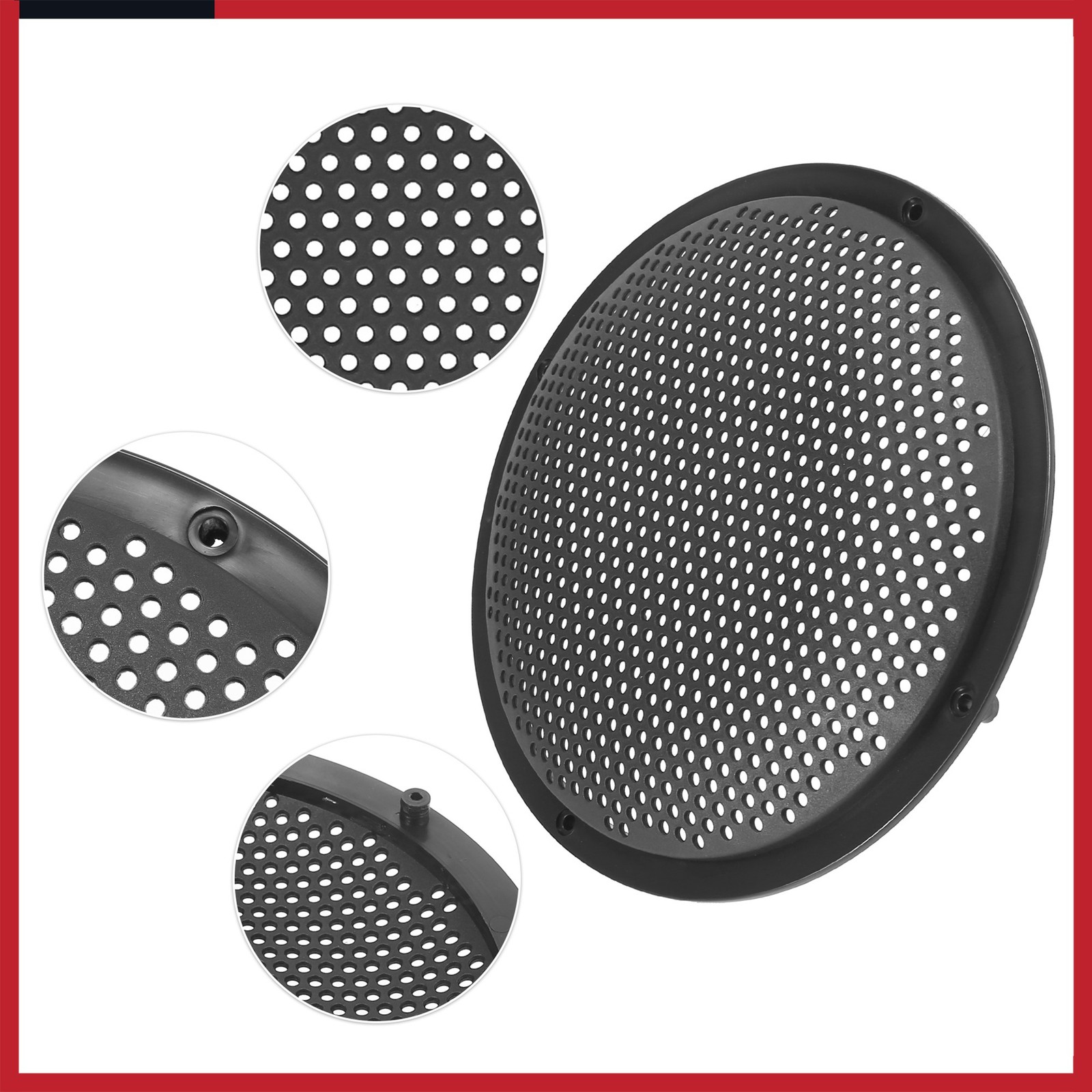 4PCS 8 Inch Car Subwoofer Speaker Grills Cover Mesh Guard Protector Universal