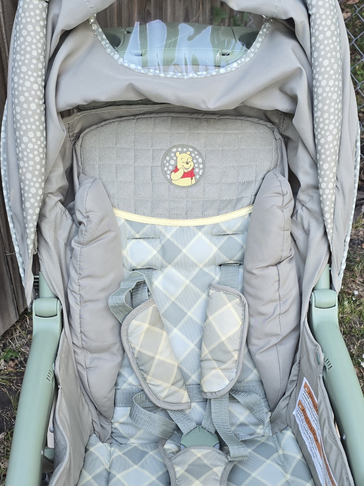 Winnie The Pooh Stroller Vintage Safety 1st y2k