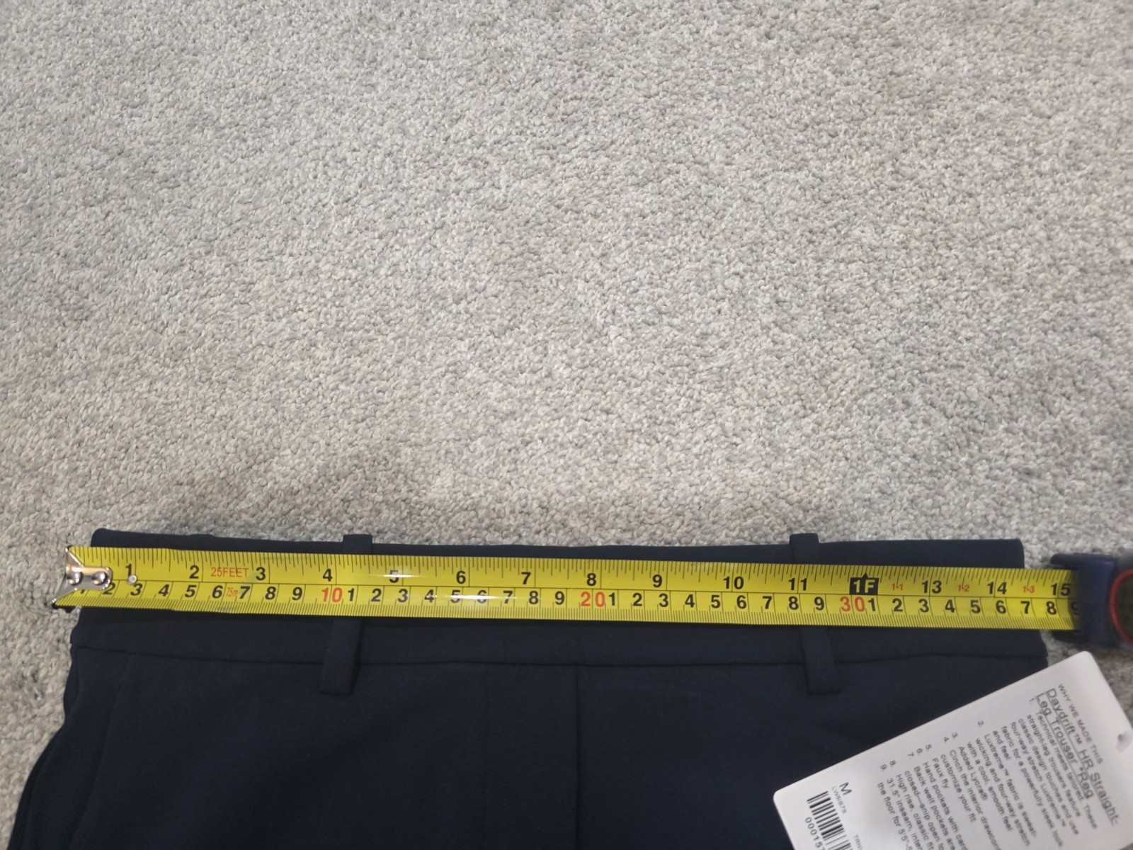 Lululemon Daydrift High-Rise Straight-Leg Trouser Regular Size M Trye Navy