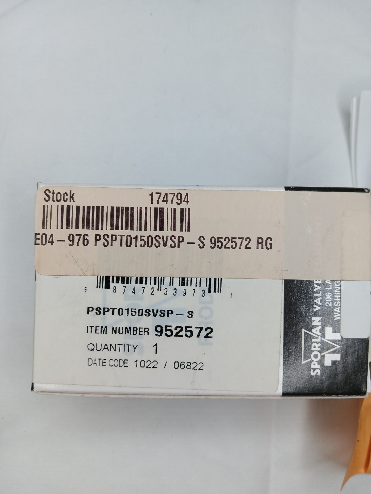 Sporlan PSPT0150SVSP-S Pressure Transducer Temp Sensor Item #952572 New in Box