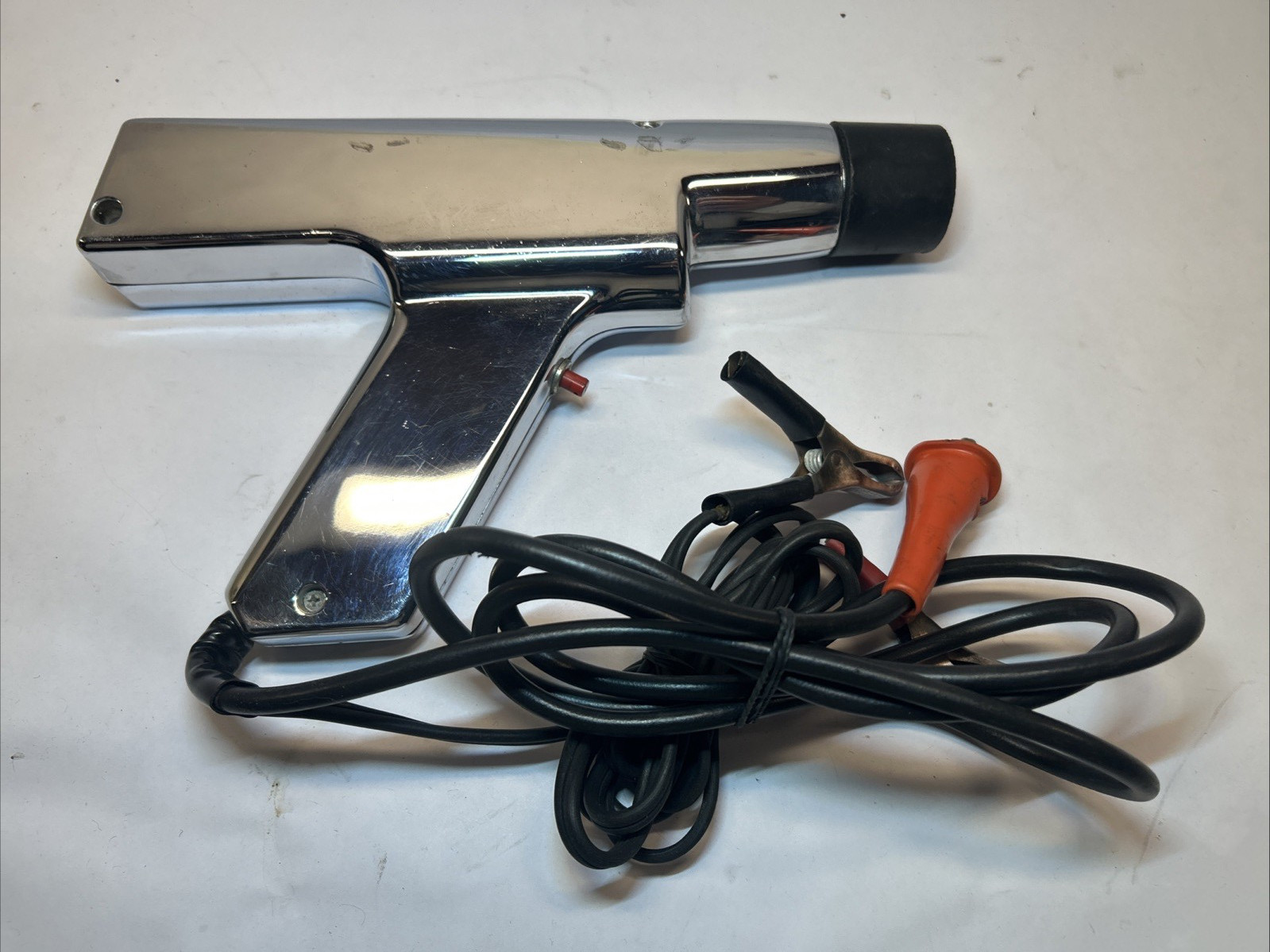 Vintage Sears Roebuck Penske Chrome Power Auto Timing Light Gun 244.2115 Manual