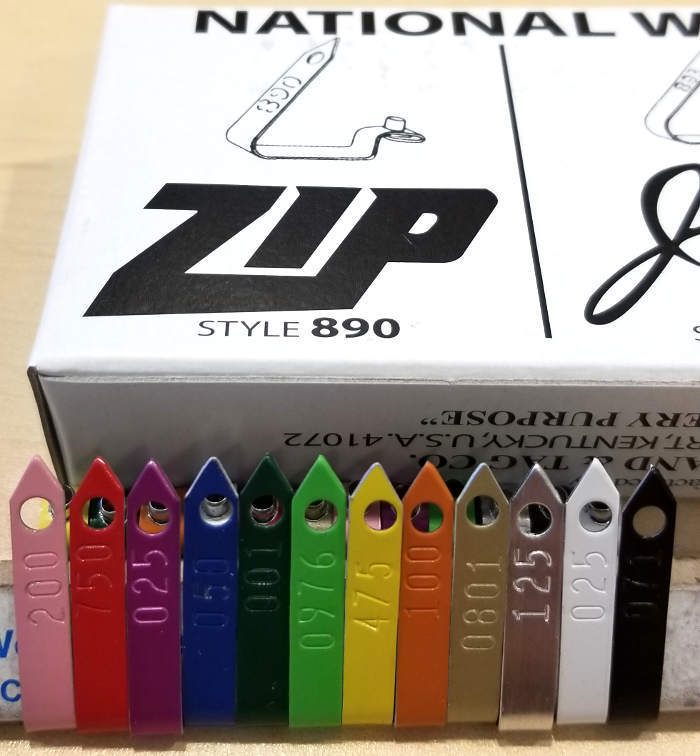 Zip Wing Bands Customized Custom Stamped Personalized Wing ID Tags for Chickens