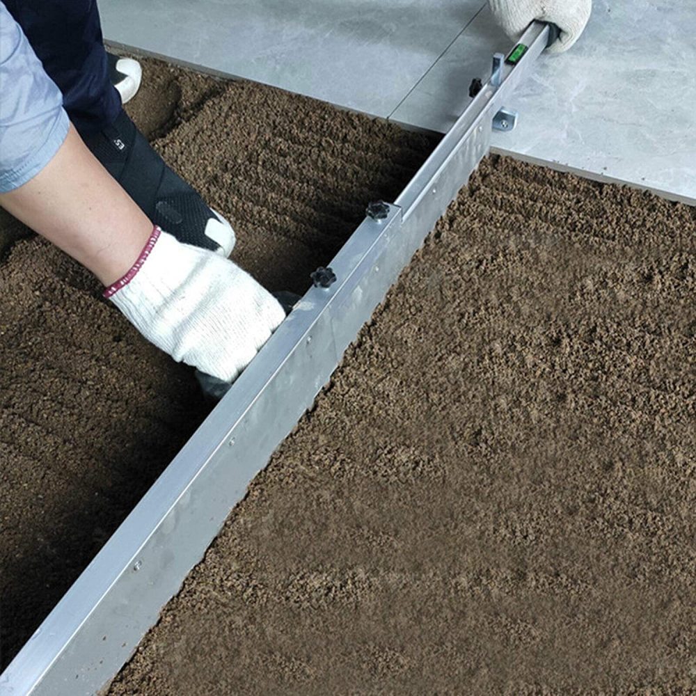 Floor Tile Tiling Paving Tool Flat Sand Screed Mortar Trowel​ Ash Folding Tool