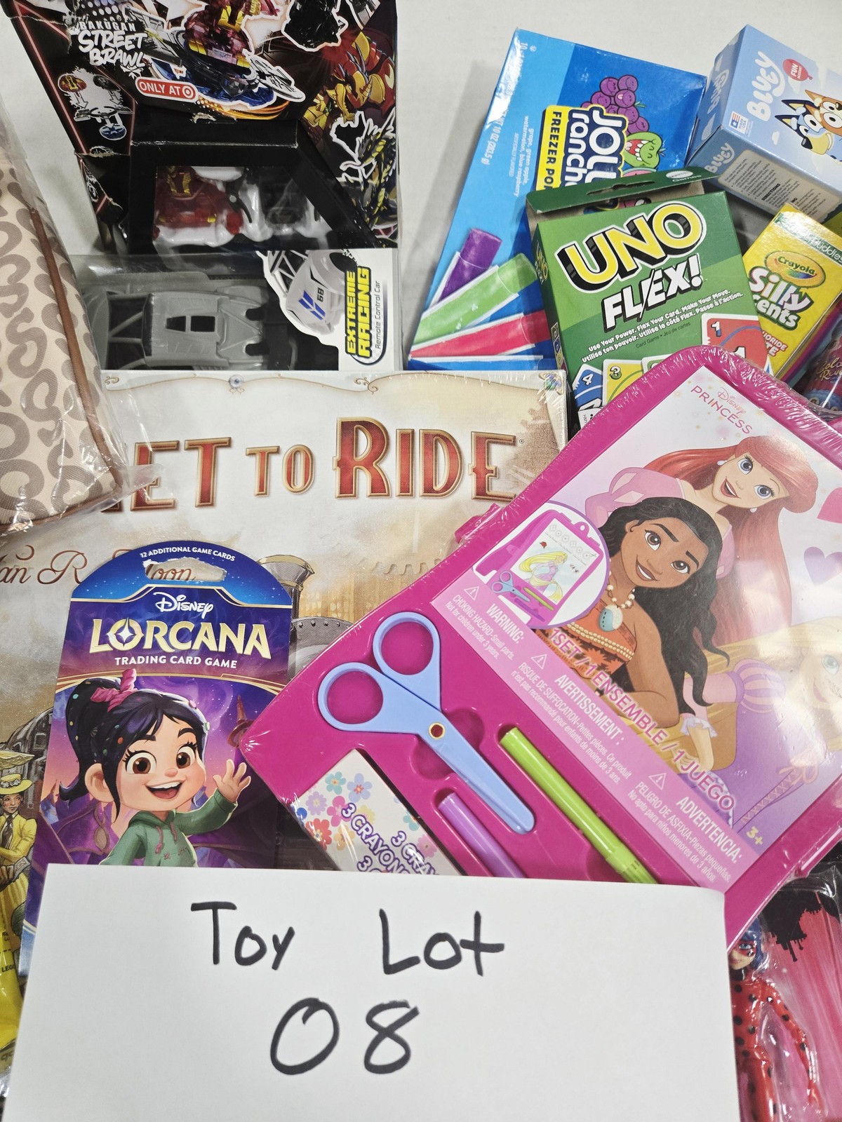 Disney Lorcana Animal Crossing Barbie Lot Marvel Socks LEGO Uno Pop Funko