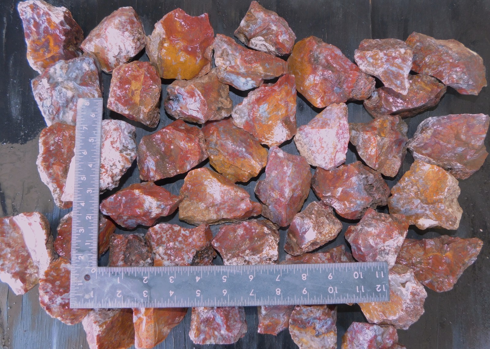 San Carlos Agate natural lapidary cabbing tumbling rough from Mexico