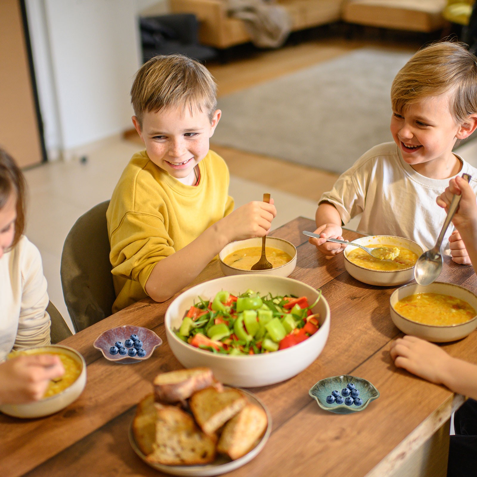 2Pcs Ceramics Jewelry Plate, Lotus Small Ring Tray Key Holder Bowl, Pink/White
