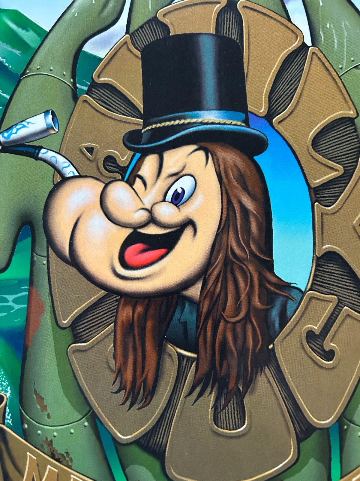 GREG ALLMAN IRON BUTTERFLY - FAMILY DOG MARITIME OPENING - FULL SIZE POSTER 1995