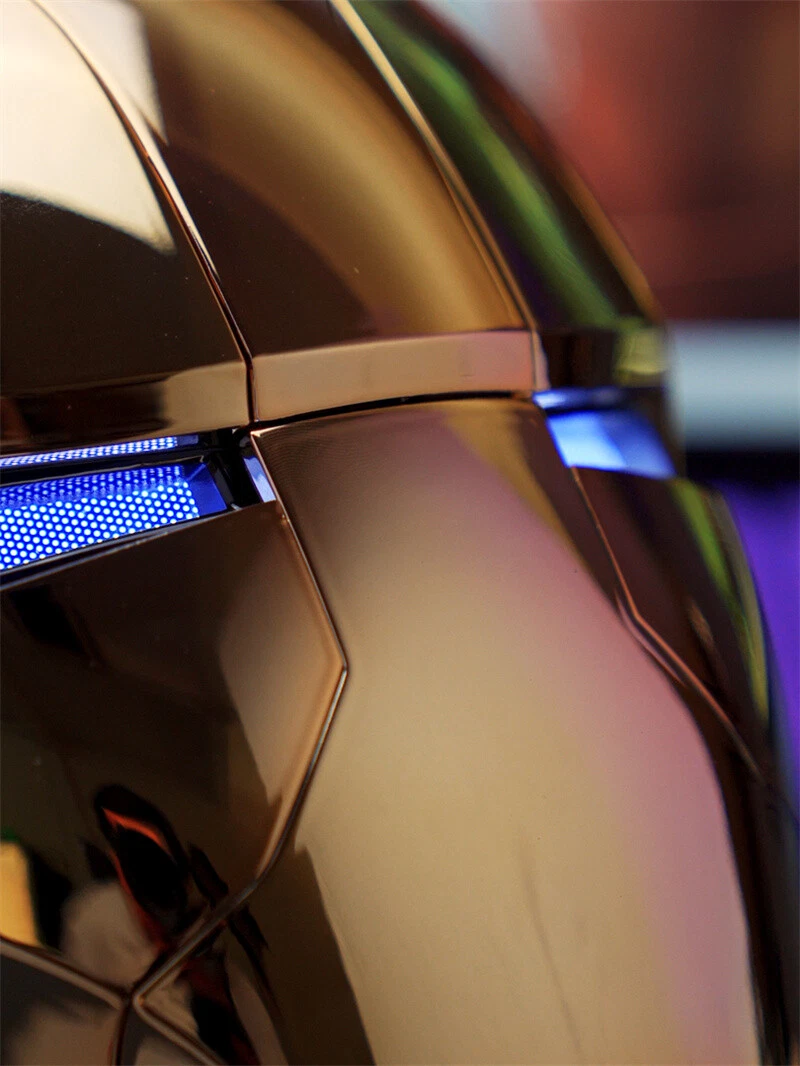 AUTOKING Iron Man MK5 1:1 Helmet Wearable Voice-control Mask Cosplay Golden Ver.