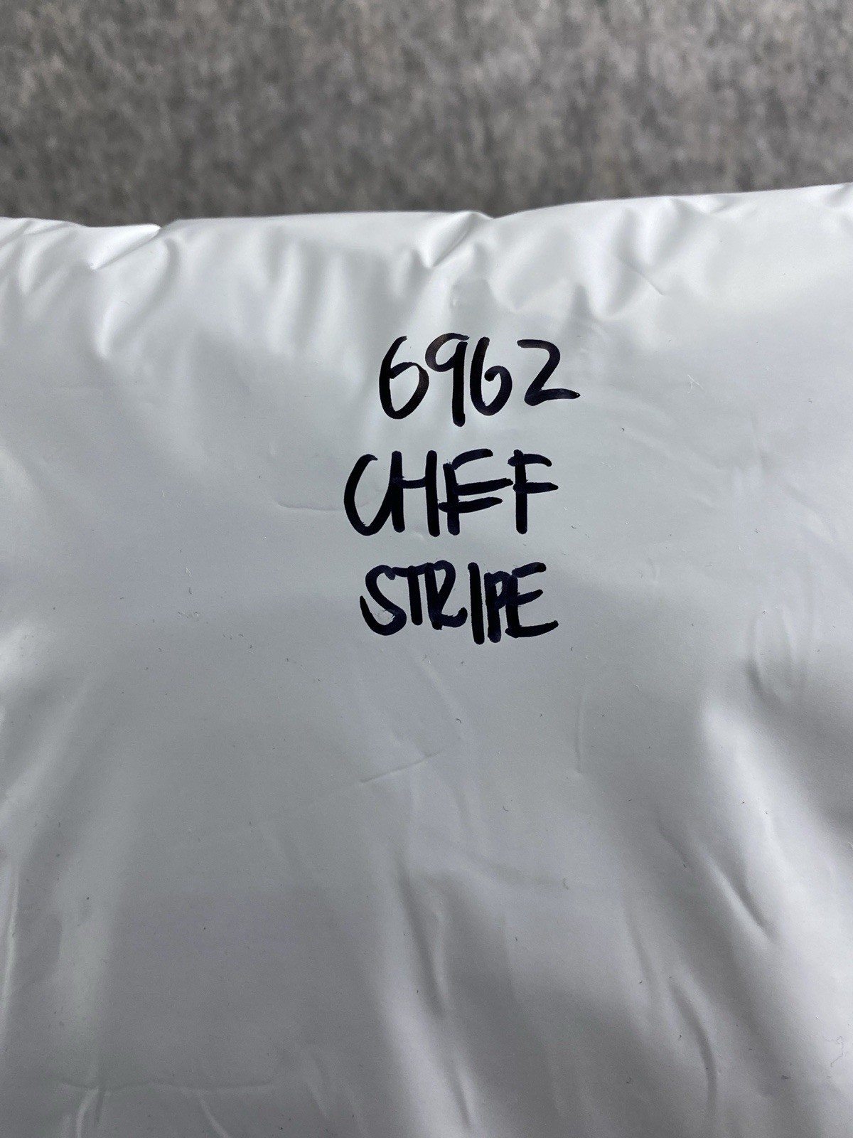 Chef Works Pinstripe Pants Men's Large Black Baggy Designer NWT