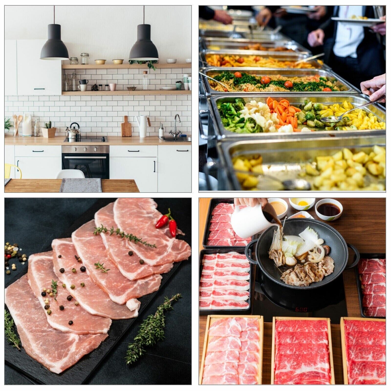 Commercial Meat Cutting Machine Stainless Steel Electric Meat Slicer Cutter 850w