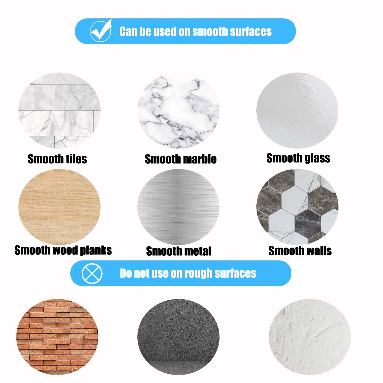 6 Pcs Heavy Duty Black Suction Cups with M6 x 14 Thread Screw, Clear PVC, Extra