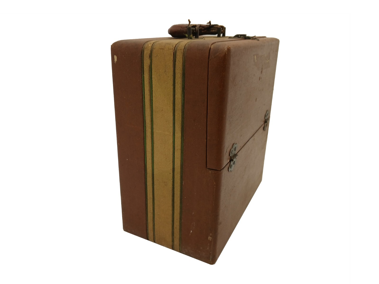 Vintage Stewart Warner 9007-A AM Portable Tube Radio Luggage-Style 1940s