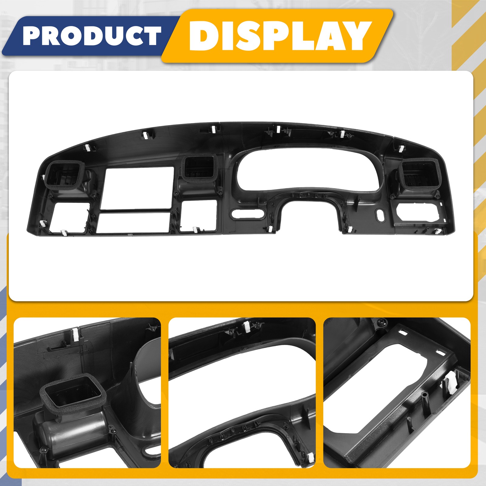 For 2005-2007 Ford F250 F350 Super Duty Dashboard Dash Trim Panel Bezel W/ AC