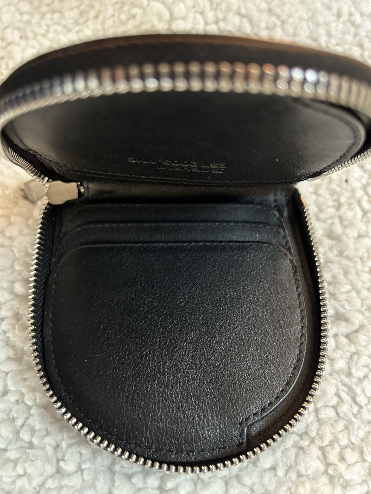 Telfar Black Zip-Around Logo Wallet NEW - Super cute and great design - Qty Disc