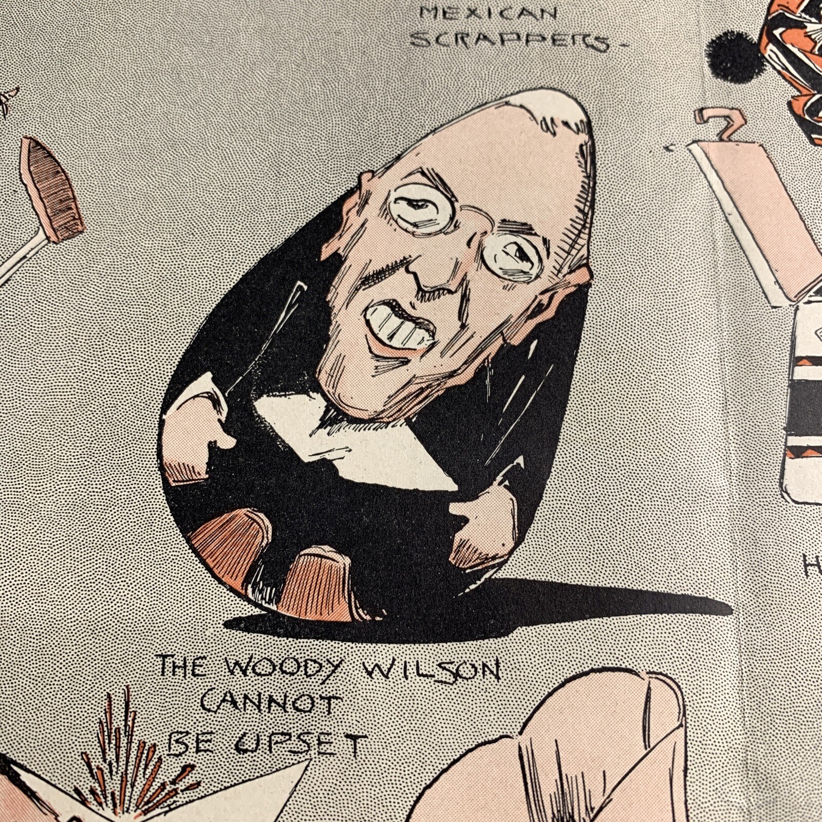 WWI 1915 Not Political Corr 2 Page Ad President Wilson No German Toys Christmas