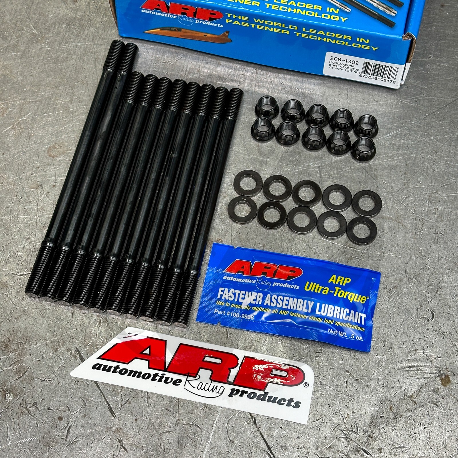 ARP 208-4302 Head Stud Kit NON VTEC For Honda Acura Integra CRV B18A B18B B20B