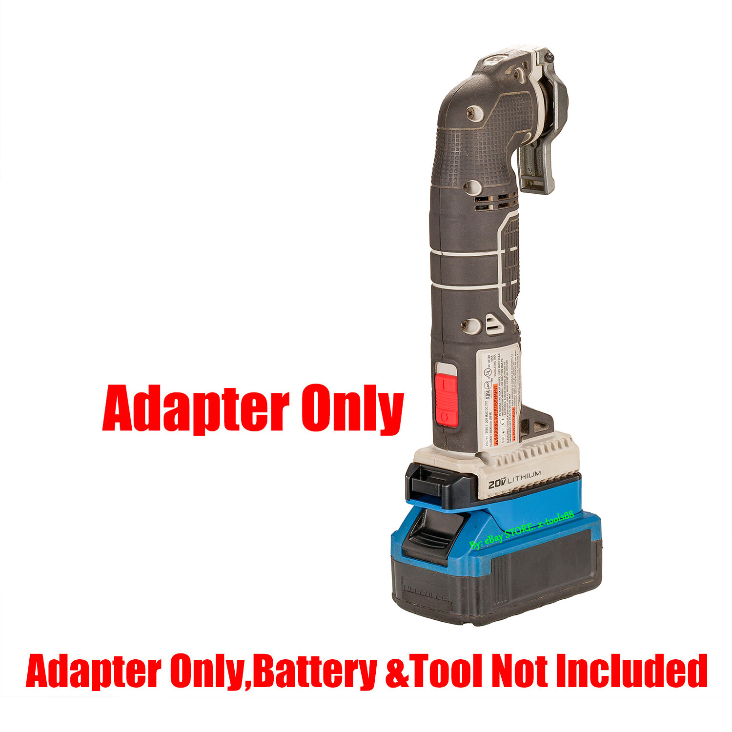1 Adapter Upgrade for Porter Cable 20v MAX Tool To Hercules Li-lon 20v Batteries