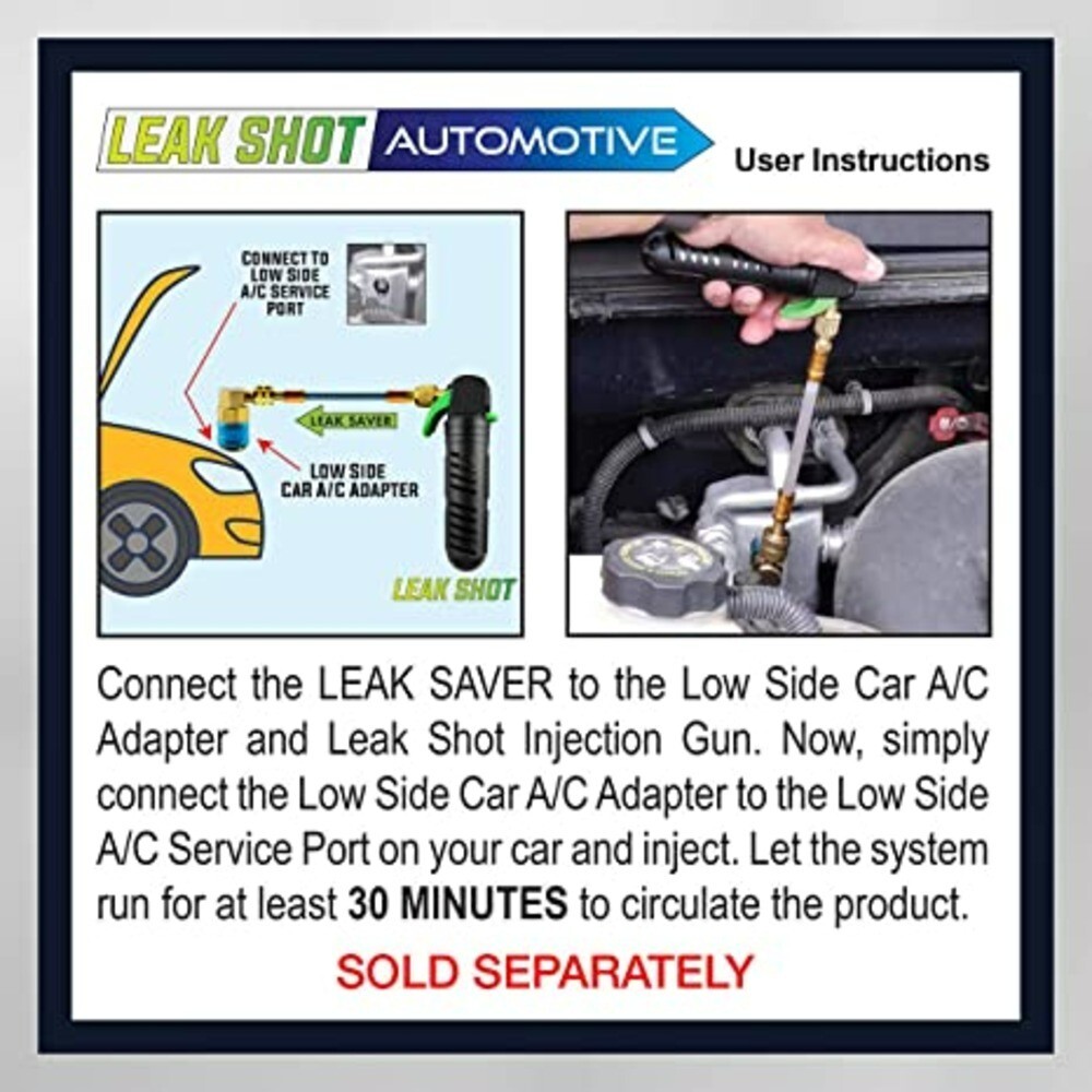 Leak Saver Direct Inject Refrigerant Leak Sealer 6 Pack HVAC & Automotive