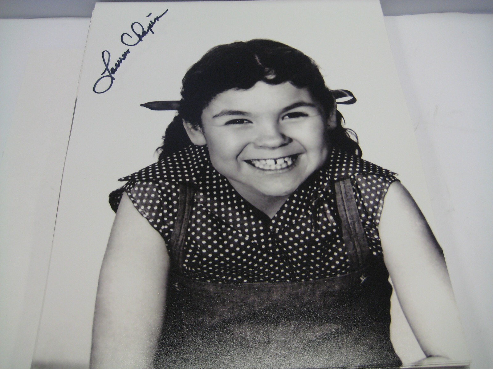 LAUREN CHAPIN KITTEN "FATHER KNOWS BEST" RARE AUTO SIGNED 8X10 PHOTO COA FR SHIP