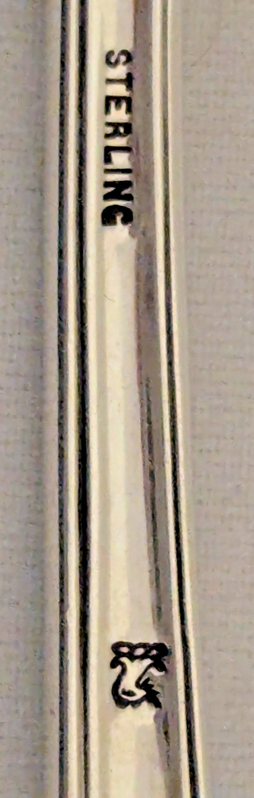 H.H. Curtis & Co Sterling Silver Salad Serving Set Fork & Spoon 8-1/2"Long 113g