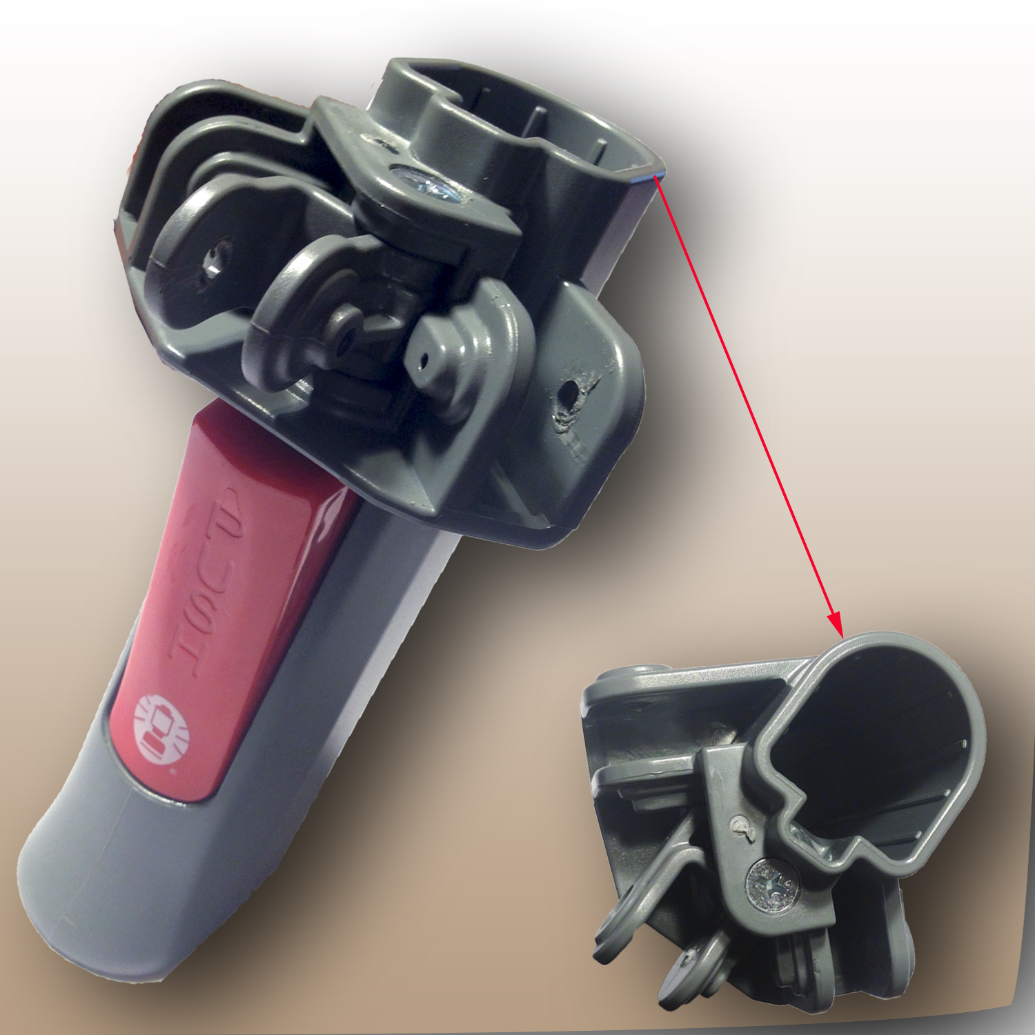 Coleman 10 x 10 Instant Canopy Gazebo Leg Slider Pole Connector