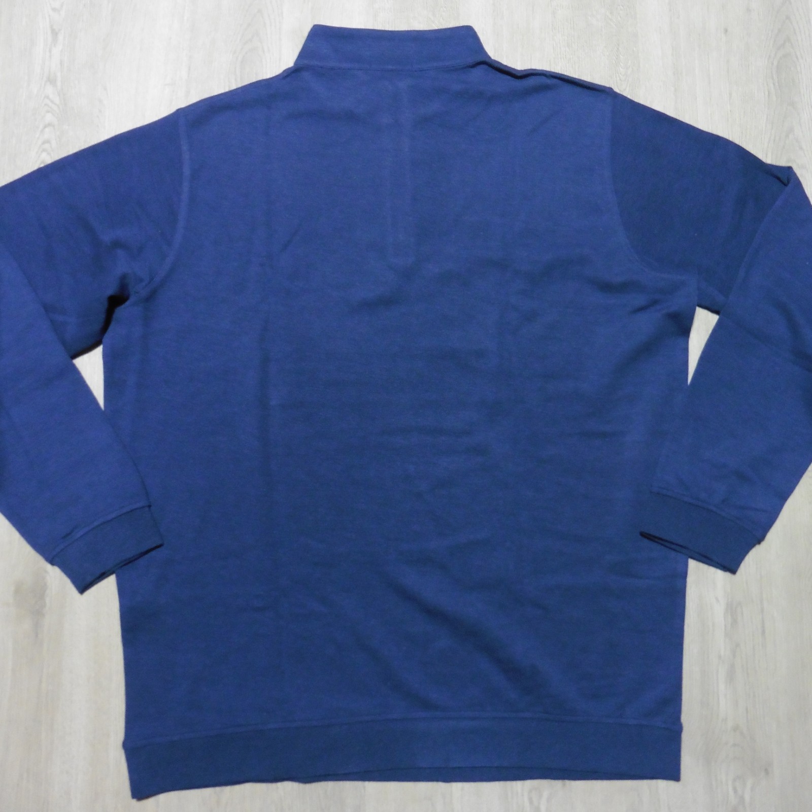 PETER MILLAR Mens XL PULLOVER NAVY BLUE CROWN COMFORT 1/4 ZIP POLO SWEATER