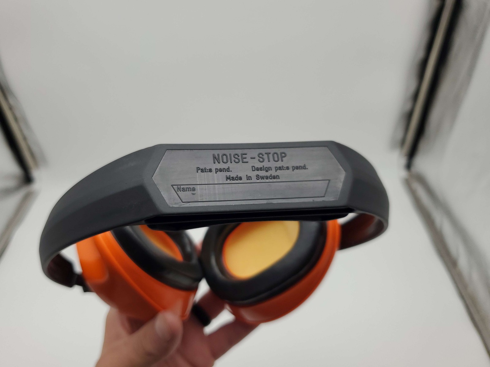Elvex Earmuffs Over The Ear 23 dB Noise Reduction Orange & Black HB-2000 NOS