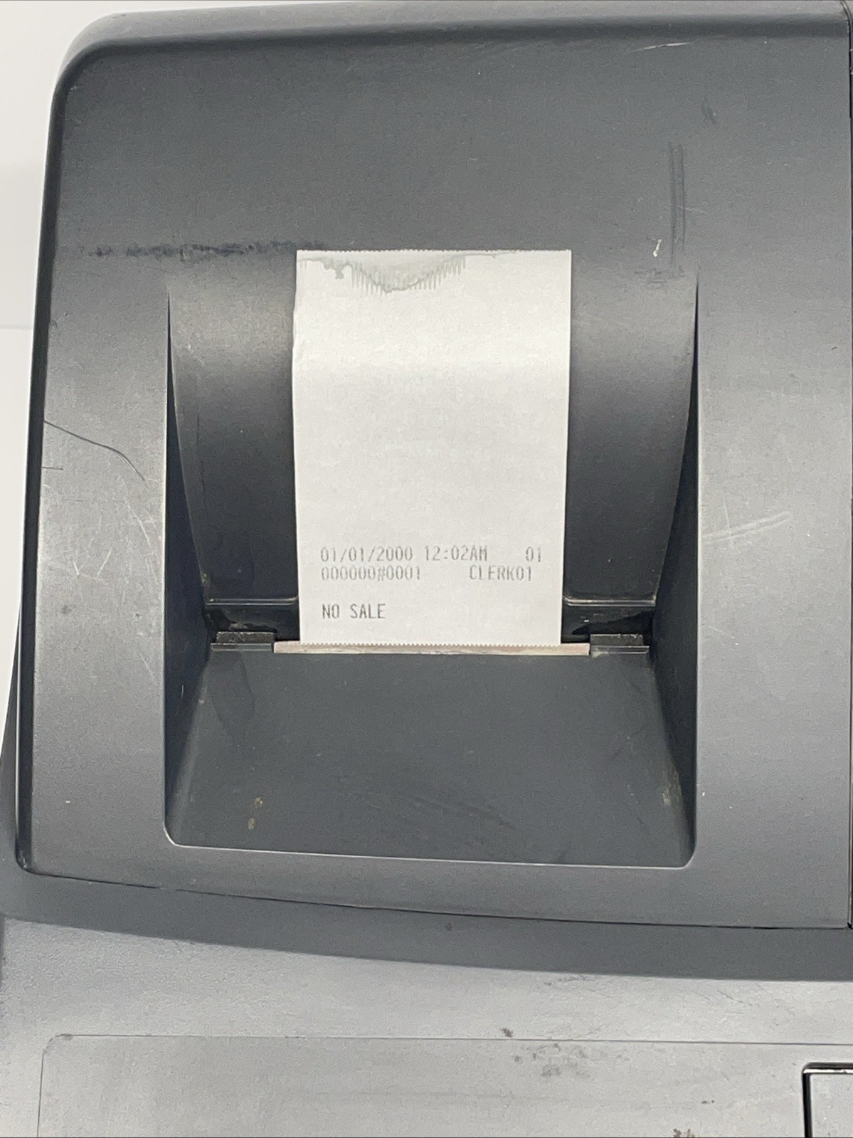 Sharp XE-A22S Electronic Cash Register Thermal Print Tested No Key Read Desc