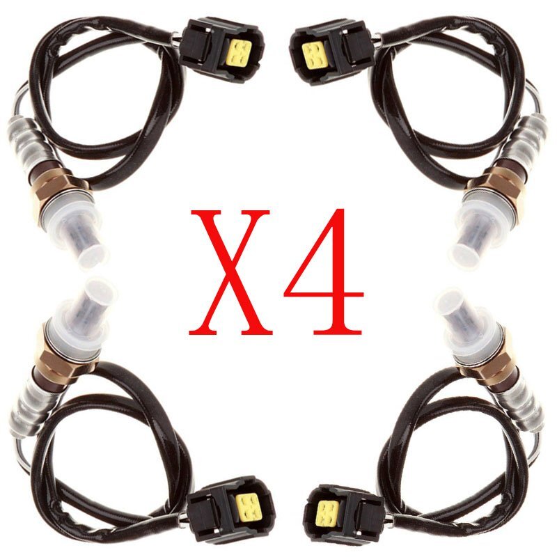 4X O2 Oxygen Sensor Upstream Downstream For 2001-2018 Jeep Wrangler V6 3.6L 3.8L