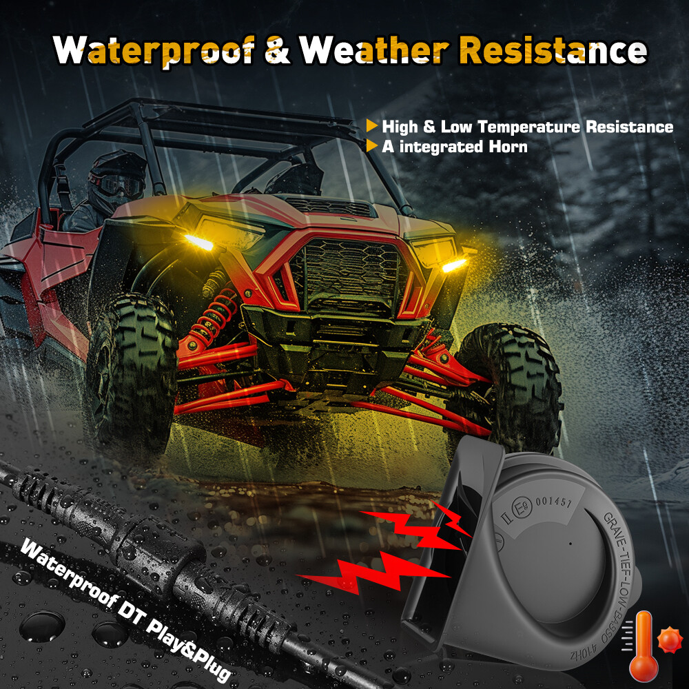 Turn Signal Kit For 2025 Polaris Ranger XP 1000 Northstar Street Legal Plug Play