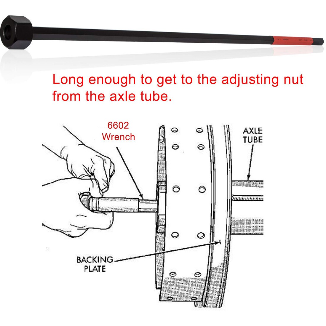 For Dodge Chrysler Rear Axle 6602 Differential Bearing Preload Wrench Tool C4164