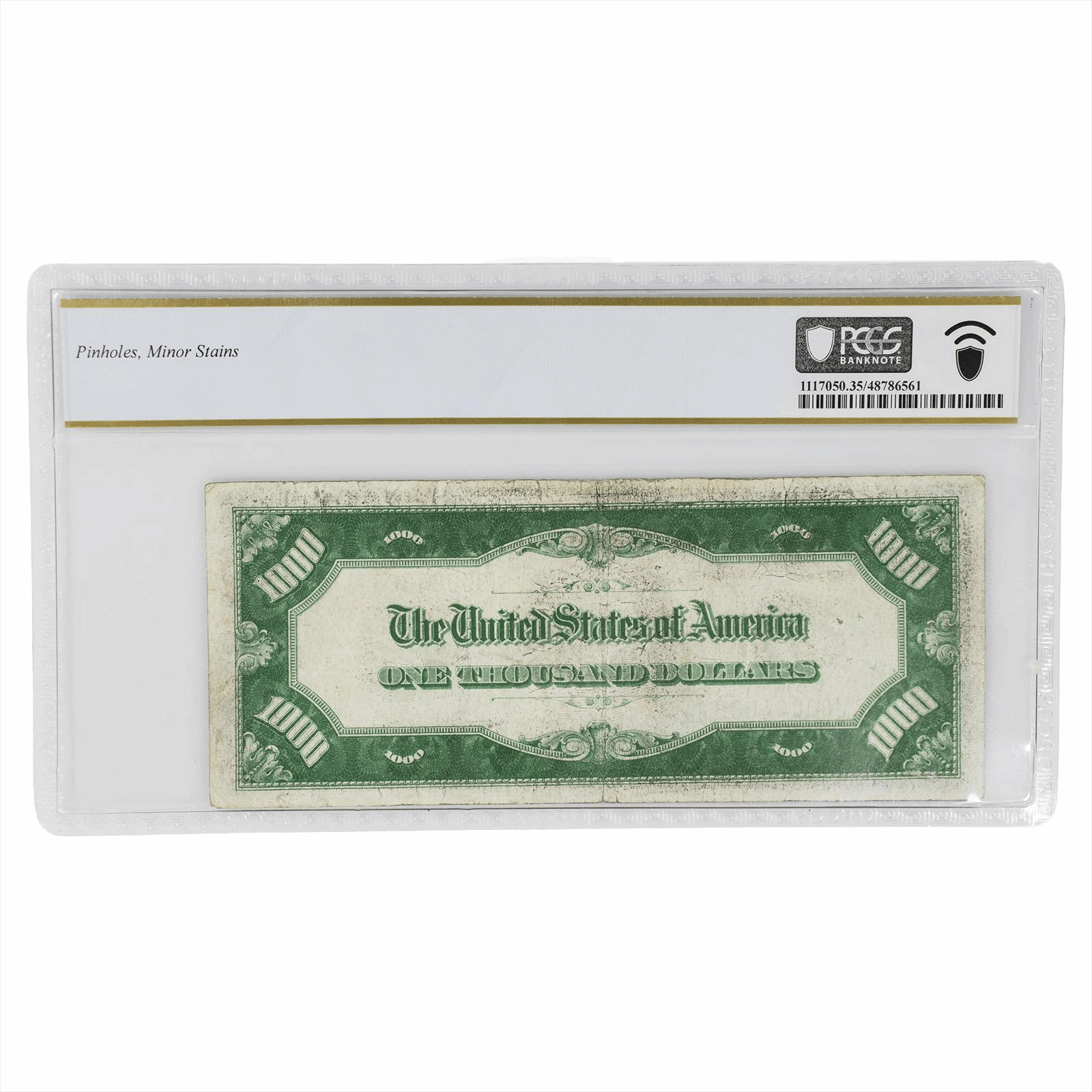 1928 $1000 US Federal Reserve Note Kansas City MO Fr#2210-J PCGS Very Fine 35