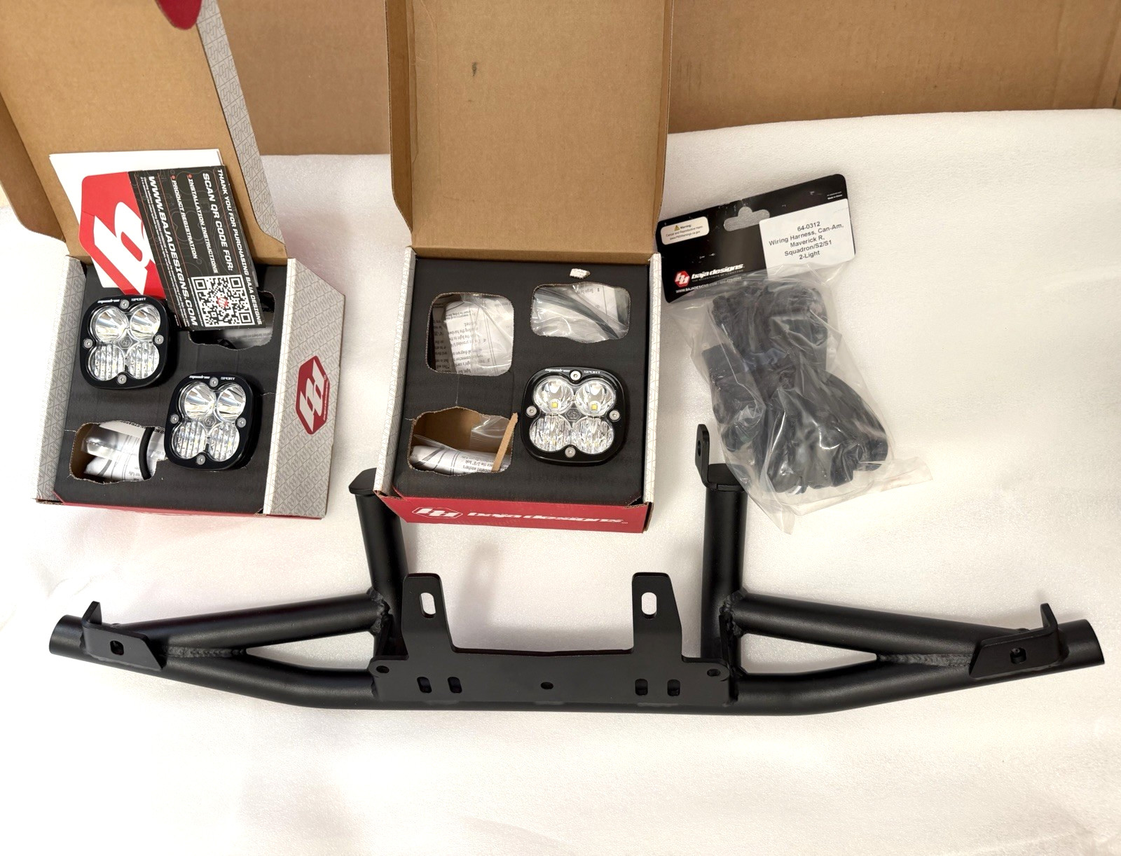 Baja Designs Squadron Sport Pre-Runner Bumper Kit OPEN BOX for Can-Am Maverick R