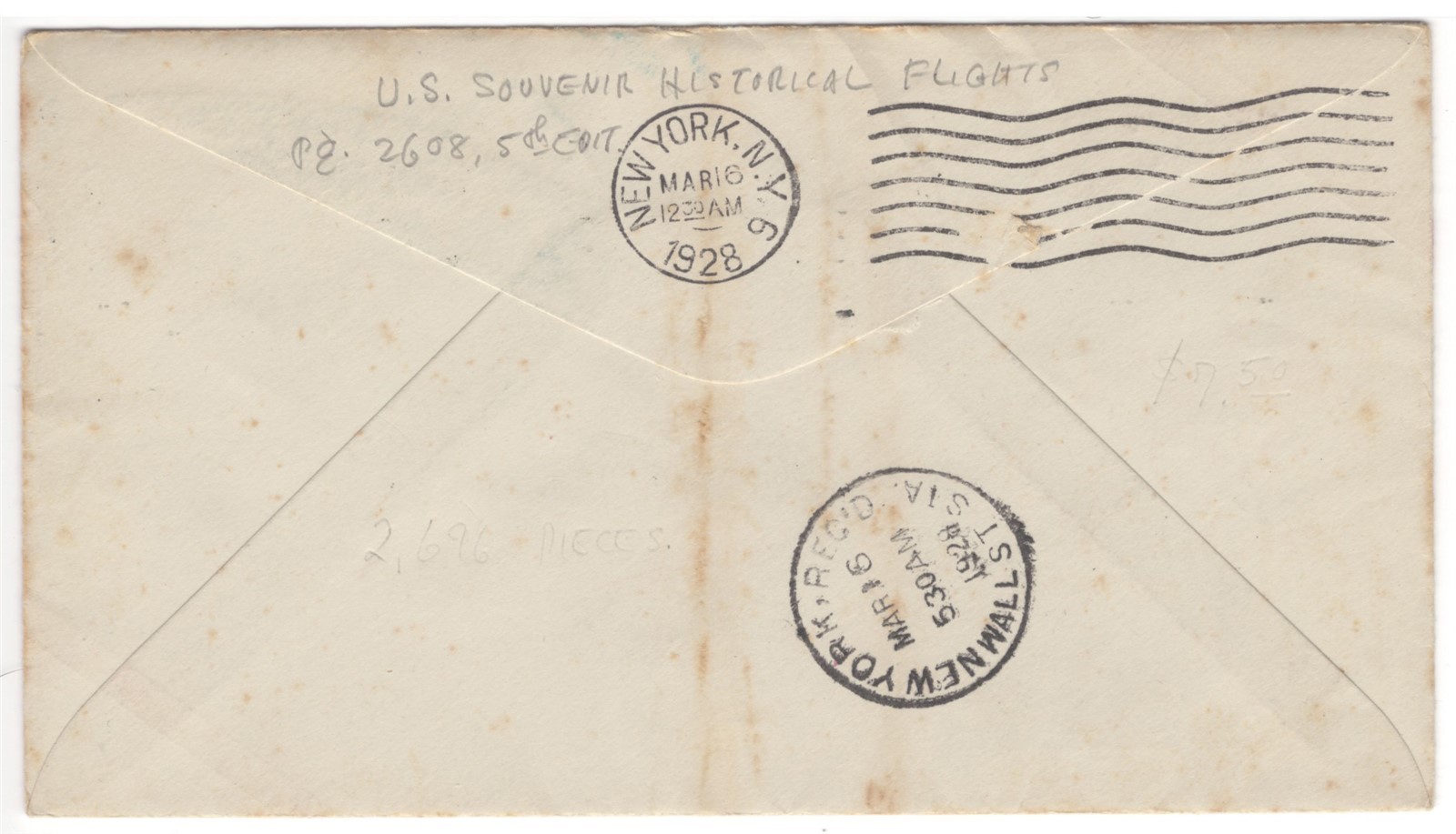 US First Experimental Airplane-Motorcycle Courier Service CAM #1 airmail ZAYIX