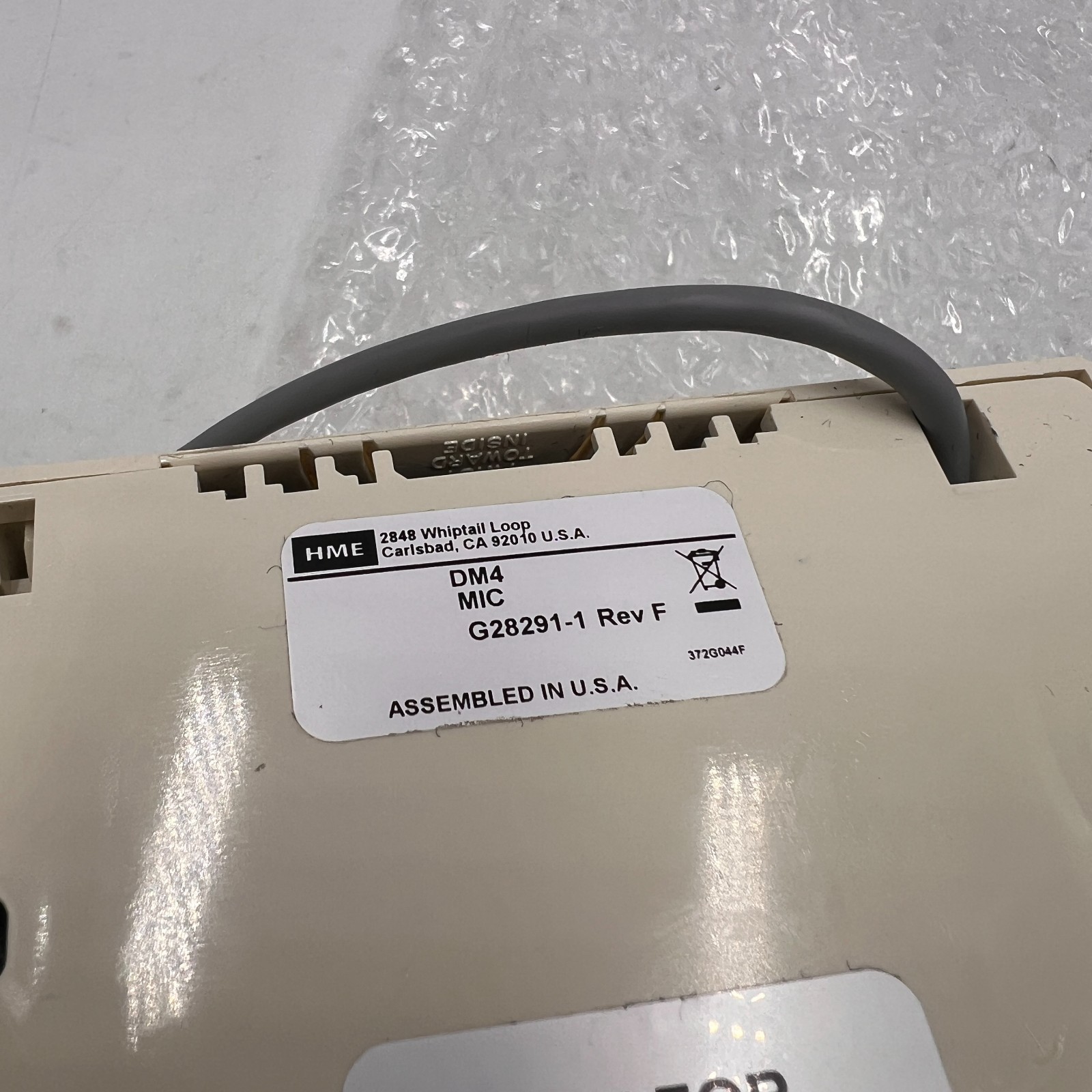 HME DM4 Drive Thru Intercom Directional Microphone MIC G28291-1 DM-4 For Ion IQ