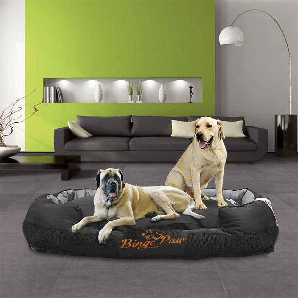 XL Large Dog Bed Waterproof Sofa Dog Pet Bolsters Removable Cushion Anti-scratch