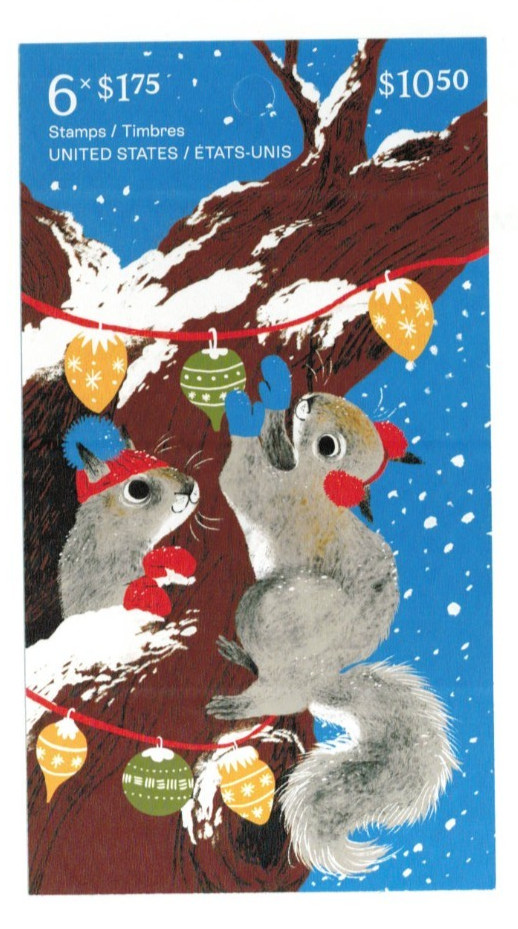 Canada - New Christmas Booklet - 2025 - 6 Stamps to USA