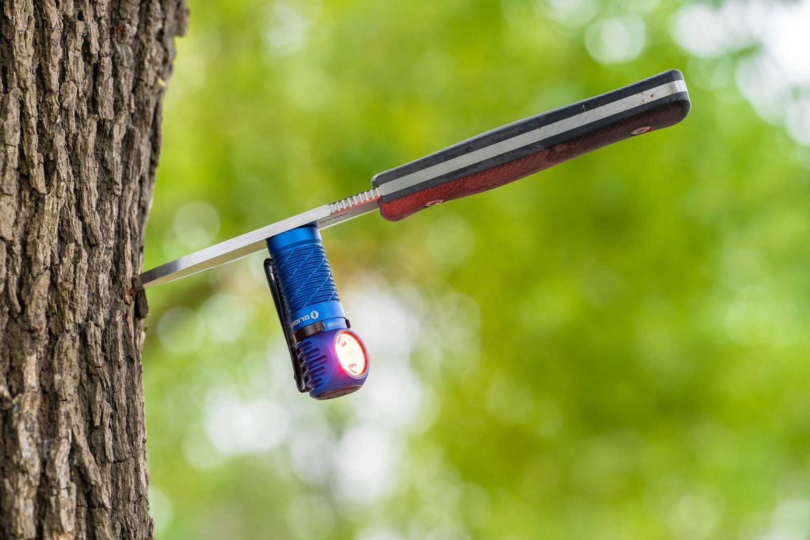 Olight Perun 2 Mini Blue LED Rechargeable Headlamp, 1100 Lumens, Cool White