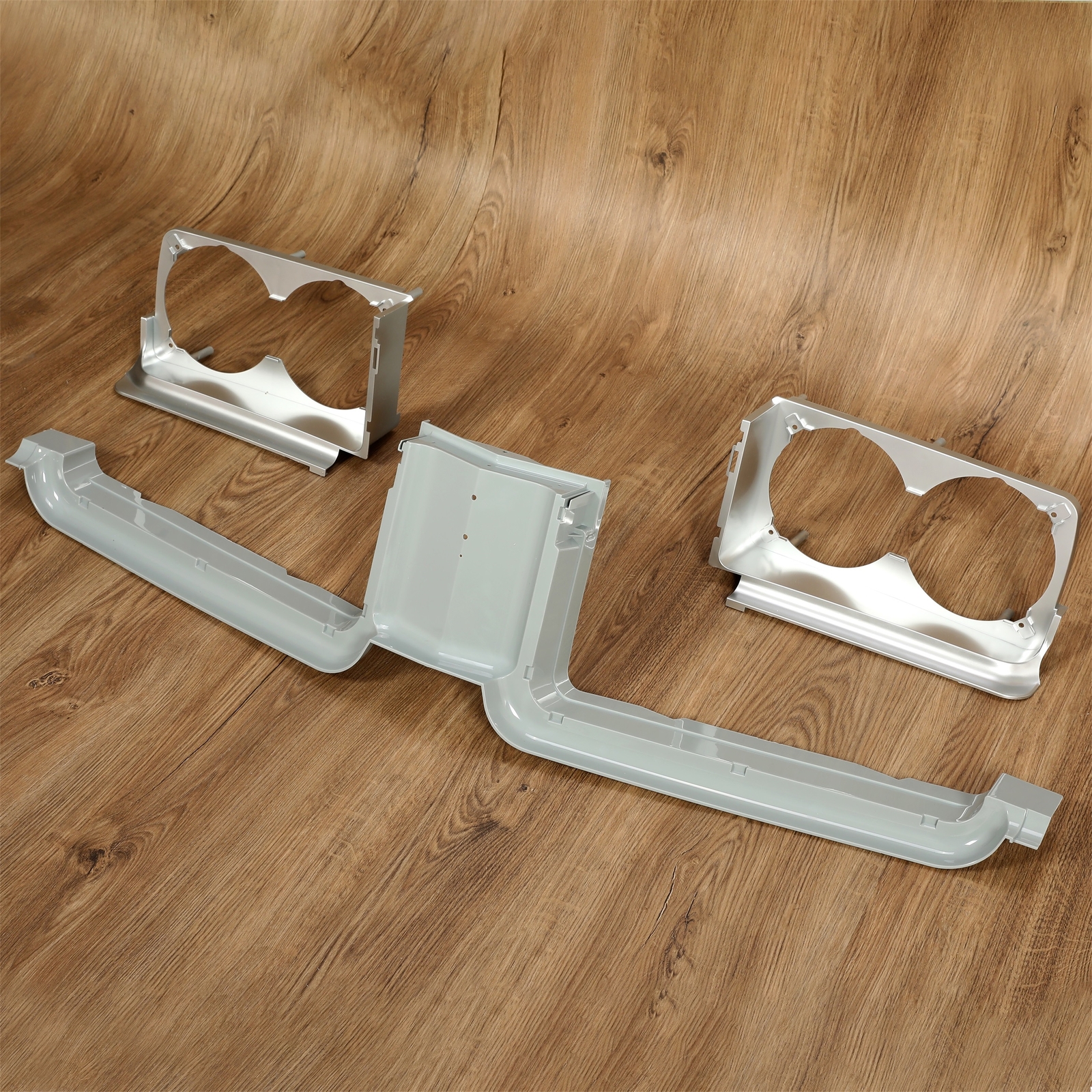 For 1971 1972 Oldsmobile Cutlass Headlamp Housings & Grille Center Stone Shield