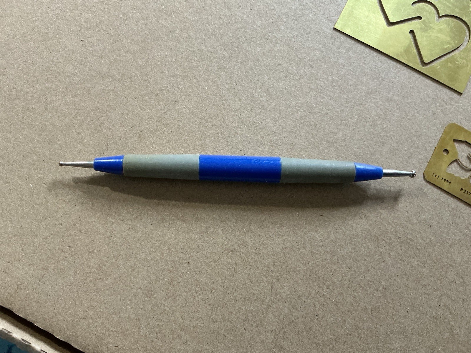 Vintage Scrapbook Light Box 8 Brass Stencils Tool-Wedding Baby Alphabet & More