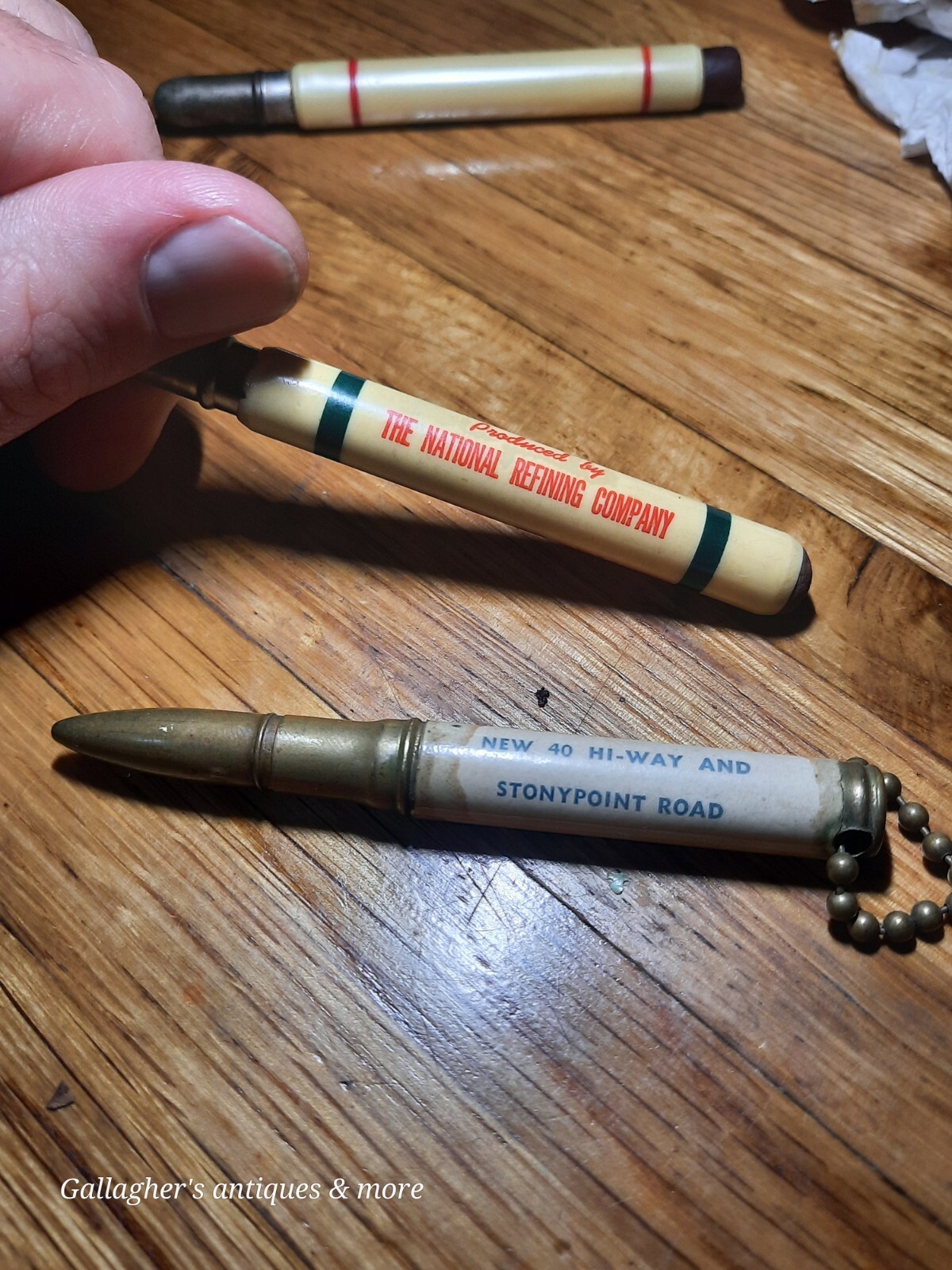 Vintage Oil Advertising Pencil Lot Sinclair Pan-am Skelly White Rose Texaco