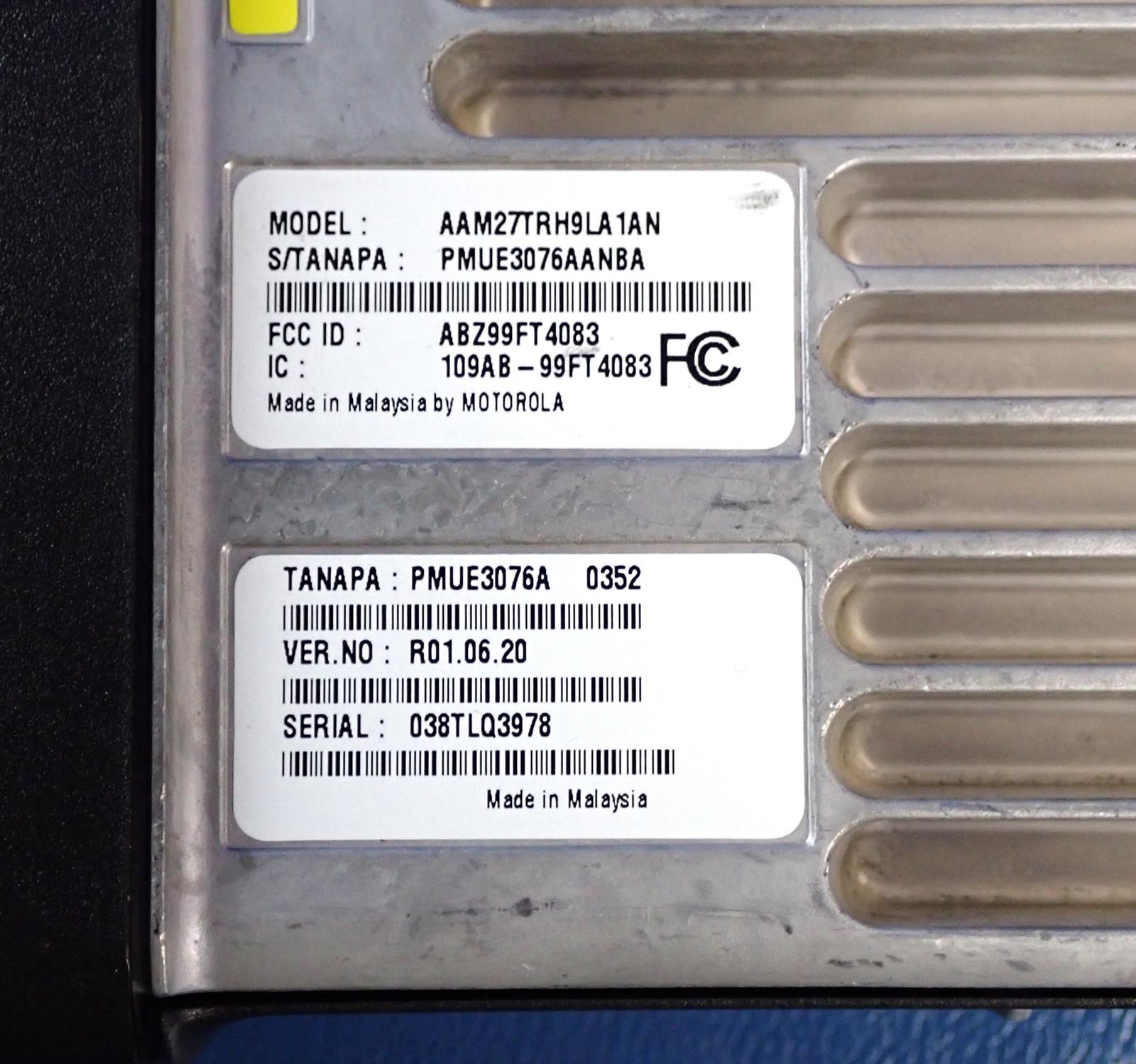 MOTOROLA XPR 4550 Two-Way Radio AAM27TRH9KA1AN