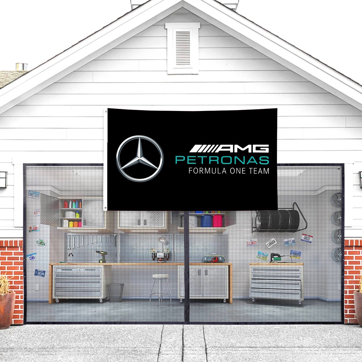 Mercedes Benz 3x5FT Flag Banner AMG F1 Man Cave Garage Shop Fast Shipping