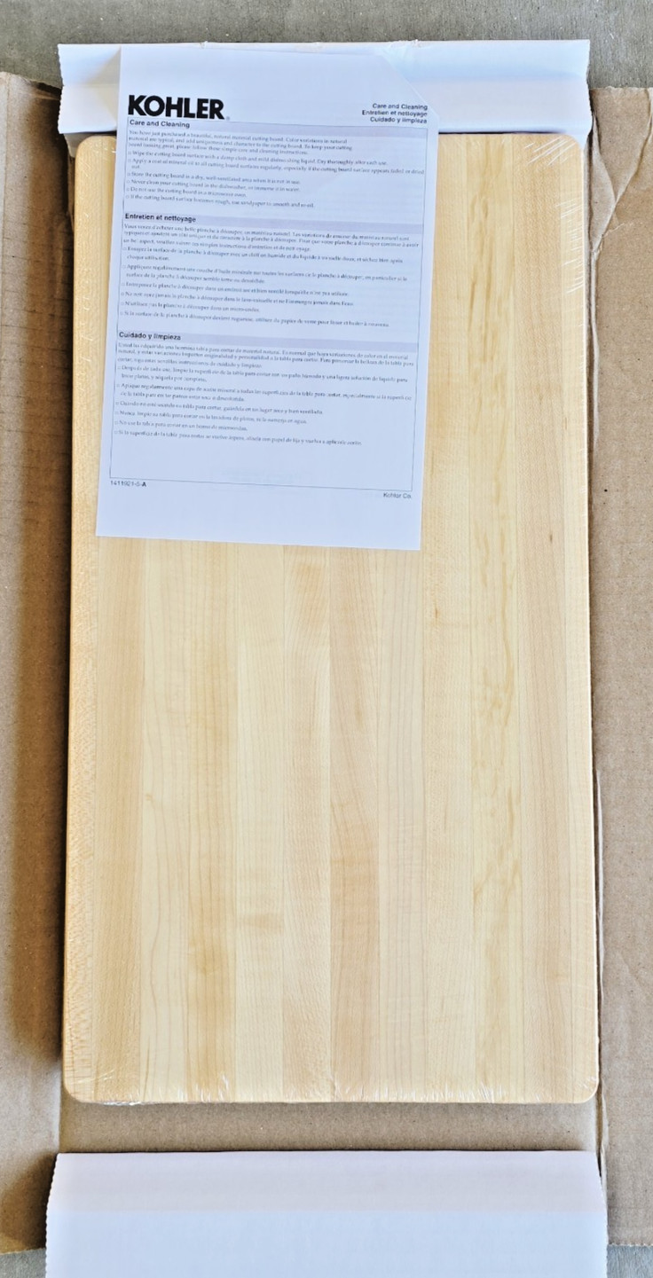 Kohler 33660-PC-NA Strive 29" Workstation Kitchen Sink, Stainless Steel*READ*